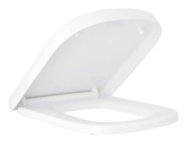 Capac WC Grohe, Euro Ceramic WC-seat, eliberare rapida, Duroplast, set fixare, alb
