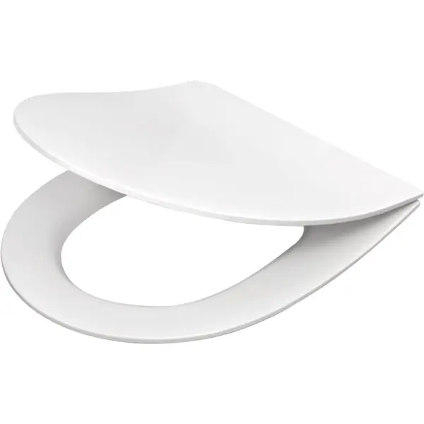 Capac wc soft close slim culoare alb, Deante, Poenia