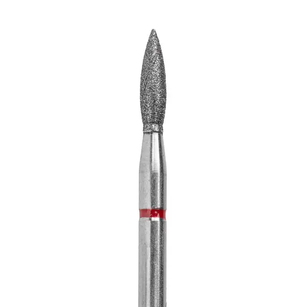 Capat freza diamant - flacara fina cu canal de racire 2.3x8mm - #140