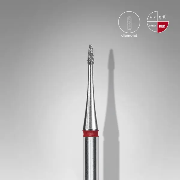 Capat freza diamant Staleks Expert flacara fina 1 mm - 456