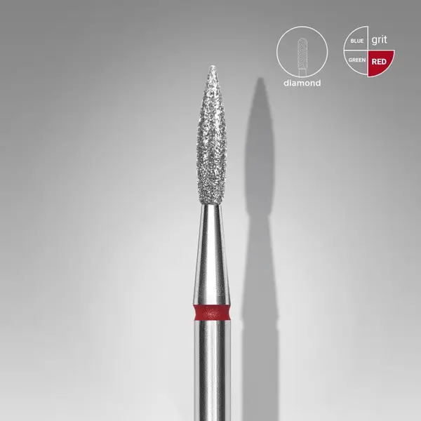 Capat freza diamant Staleks Expert flacara fina 2.3 mm - 450