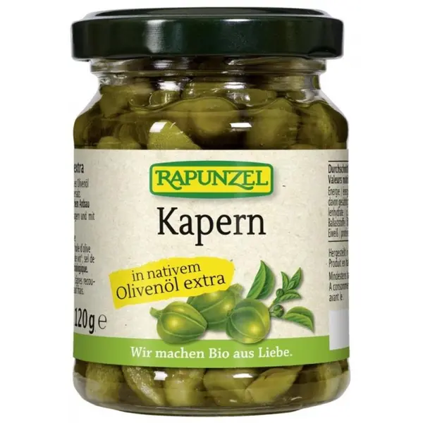 Capere in ulei de masline, eco - 120 g