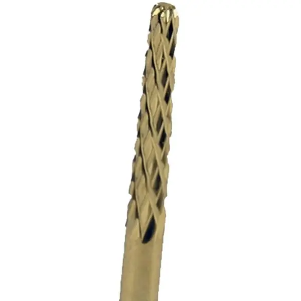 Capete de Freza Unghii Aurita din Carbid, 2.3 x 14.5 mm, Forma Conica, Granulatie Medie, pentru Indepartare Gel si Acril