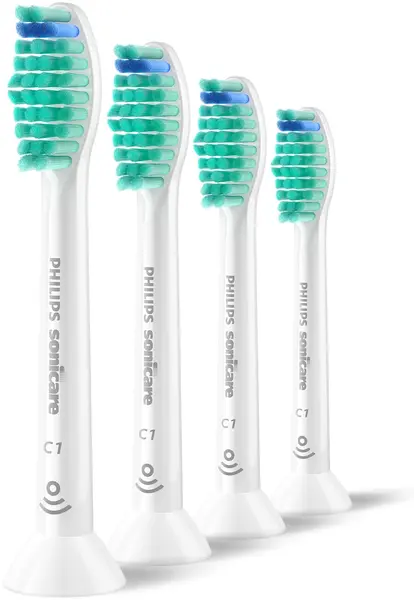 Capete de rezervă Philips - Sonicare ProResults C1 HX6014/87, 4 buc, albe