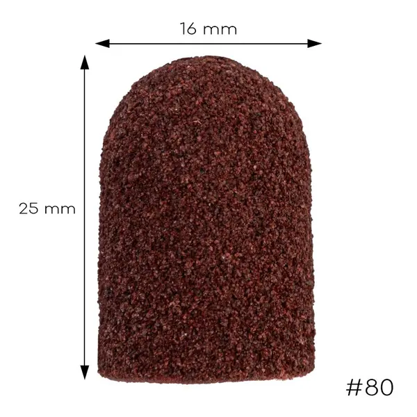 Capison pedichiura 16/25 - duritate 80 - set 5 buc.