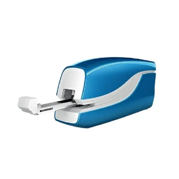 Capsator electric cu baterii capse E1 albastru 10 coli Leitz Capsator electric cu baterii capse E1 albastru 10 coli Leitz