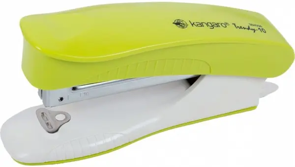 Capsator Kangaro Trendy - 10M, №10, pentru 15 de foi, verde