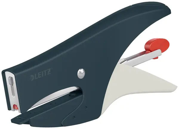 Capsator metalic tip cleste capse nr.10 capacitate 15 coli Leitz diverse culori Capsator metalic tip cleste capse nr.10 capacitate 15 coli Leitz diverse culori gri antracit