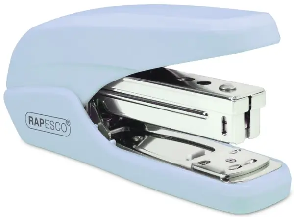 Capsator Rapesco - X5-25PS, 24/6, 25 coli, albastru deschis