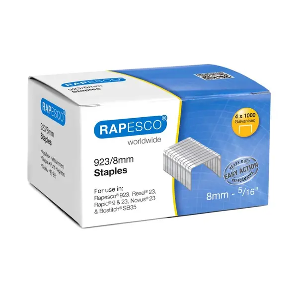 Capse 23/8 Rapesco 4 cutii x 1000 bucati Capse 23/8 Rapesco 4 cutii x 1000 bucati