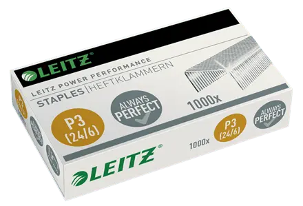 Capse 24/6 Leitz Power Performance 1000 bucati/cutie Capse 24/6 Leitz Power Performance 1000 bucati/cutie