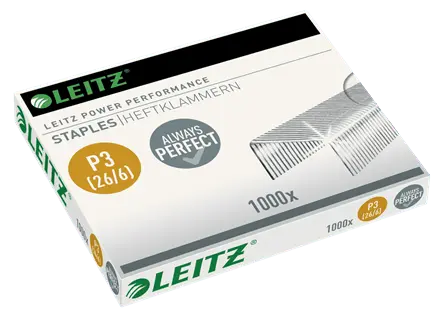 Capse 26/6 Leitz Power Performance 1000 bucati/cutie Capse 26/6 Leitz Power Performance 1000 bucati/cutie
