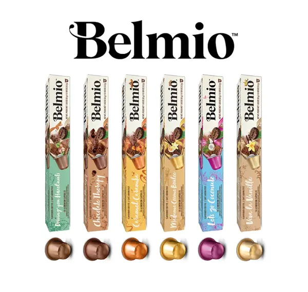 Capsule de cafea Belmio - Asorti 6 arome, 60 capsule, Nespresso