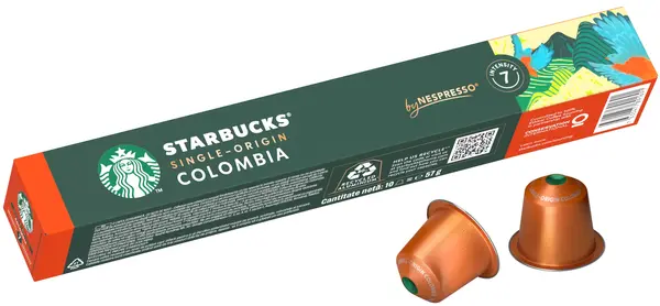 Capsule de cafea STARBUCKS pentru Nespresso - Single-Origin Colombia, 10 băuturi