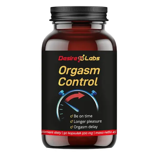 Capsule DesireLabs - OrgasmControl, pentru cresterea apetitului sexual si erectie, 90 capsule