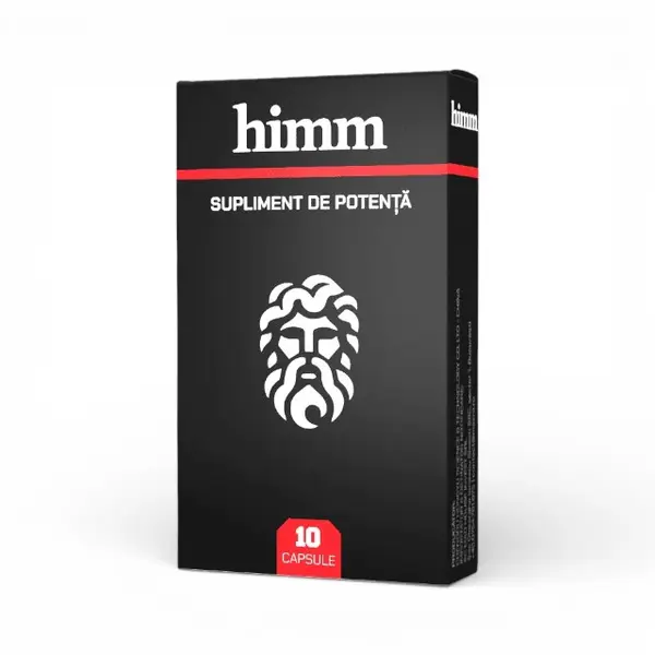 Capsule HIMM, pentru potență, erecții puternice și îmbunătățirea performanțelor intime, 10 buc