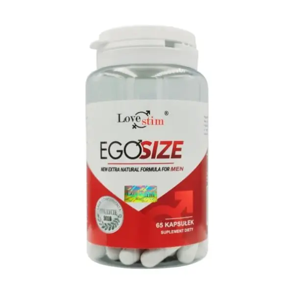 Capsule LOVE STIM EgoSize, susțin mărirea penisului și îmbunătățirea erecțiilor, susțin vitalitatea masculină, 65 capsule