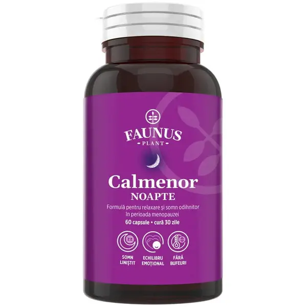 Capsule pentru Menopauza Calmenor Noapte 60cps