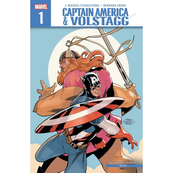 Captain America & Volstagg 01