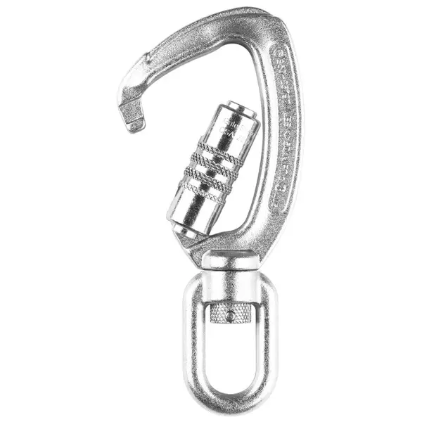 Carabiniera din otel Vertiqual VOLCANO, culoarea gri - 50 kN, 363g, 162 74 mm Vertiqual, GRI