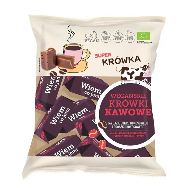 Caramele - aroma cafea bio 150g Super Fudgio