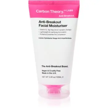 Carbon Theory Anti-Breakout Facial Moisturiser crema de fata hidratanta impotriva imperfectiunilor pielii