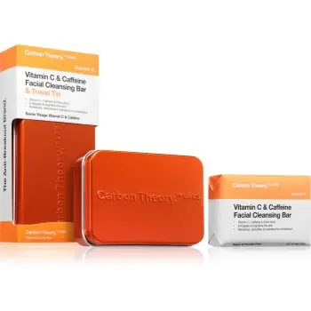 Carbon Theory SupaVIT-C Facial Cleansing Bar sapun pentru curatarea fetei cu vitamina C