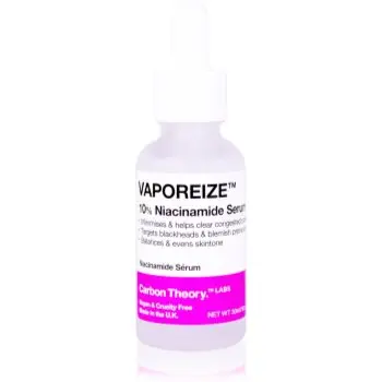 Carbon Theory Vaporeize 10% Niacinamide Serum ser facial cu niacinamidă și zinc