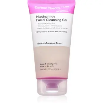 Carbon Theory Vaporeize Niacinamide Cleansing Gel gel intens pentru curatare cu niacinamidă