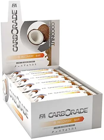 Carborade Recovery Bar, cocos, 24 buc, FA Nutrition
