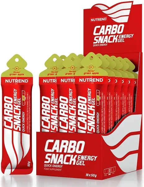 Carbosnack, măr verde, 18 pliculețe, Nutrend