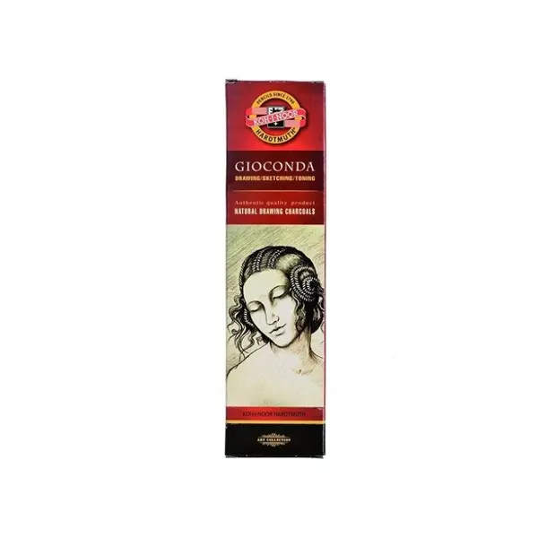 Carbune natural 8x9mm, 4buc/set, Gioconda Koh-I-Noor