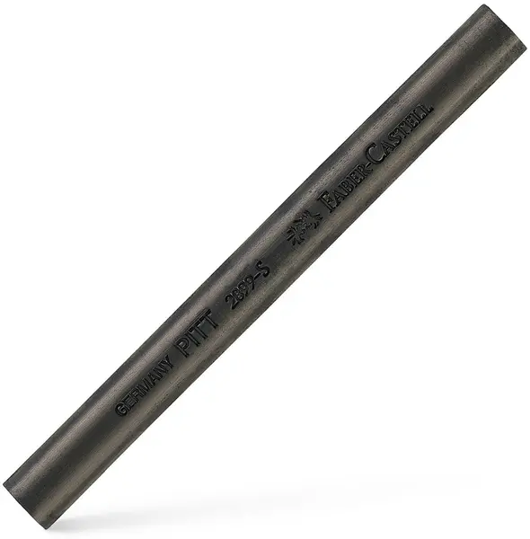 Cărbune presat Faber-Castell Pitt - 2899,moale, 12 bucăți