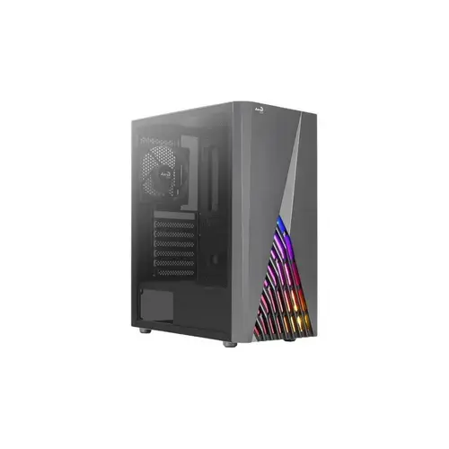 Carcasa Aerocool Delta A-BK-v1, 2 x USB 2.0, 1 x USB 3.0 (Negru)