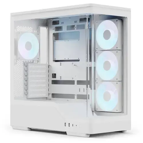 Carcasa AeroCool P500A, Fara sursa Middle Tower (Alb)
