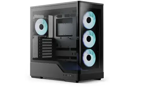 Carcasa AeroCool P500A, Fara sursa Middle Tower (Negru)