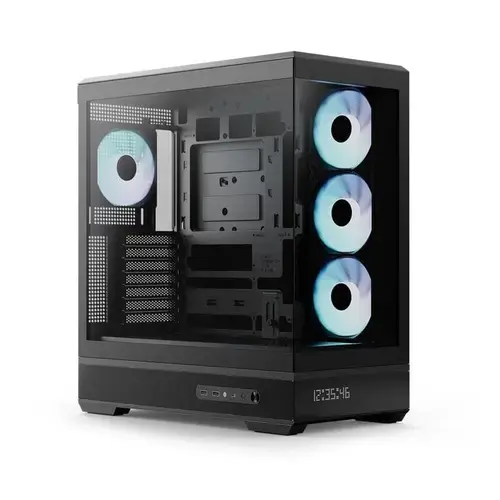 Carcasa Aerocool P500B Digi V1, Tempered Glass, Mid Tower, Negru