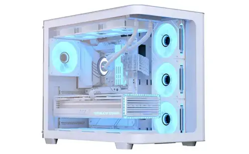 Carcasa Aerocool P500C V1, Middle Tower (Alb)