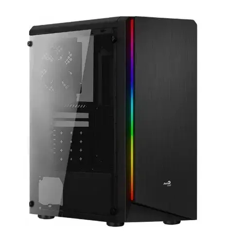 Carcasa Aerocool Rift RGB, MidTower (Negru)