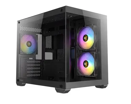 Carcasa Antec CX600M aRGB, Mini Tower, Fara sursa (Negru)