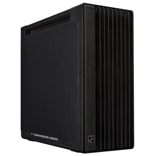 Carcasa ASUS PROART PA602 WOOD METAL PWM, Middle Tower, Tempered glass, Negru
