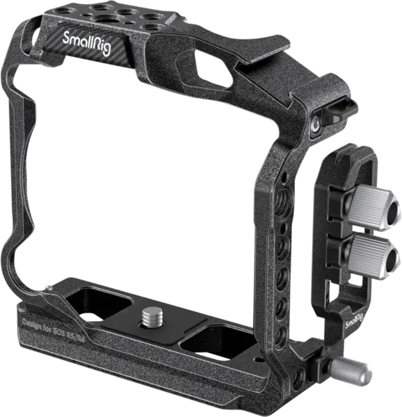 Carcasa camera foto video mirrorless, SmallRig 3656 Black Mamba Half Cage & Cable Clamp For Canon R5/R5 C & R6