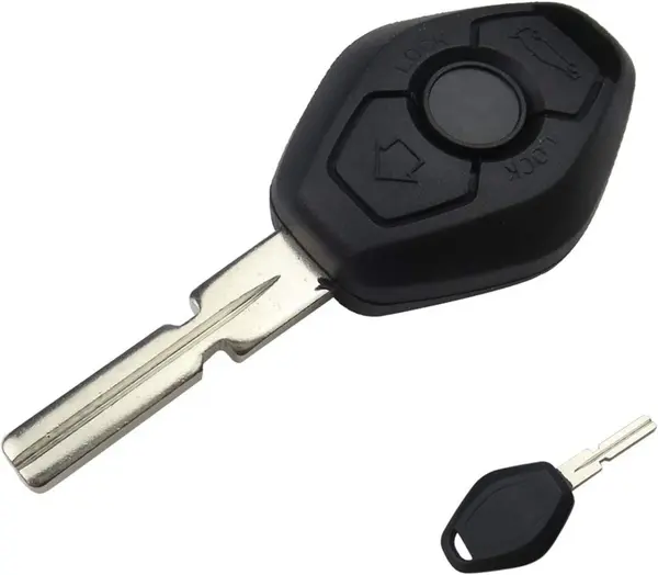 Carcasa cheie auto Techstar cu 3 butoane si lama 4 piste pentru BMW – compatibila E46, E39, E60, X3, X5