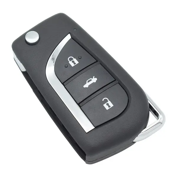 Carcasa cheie tip briceag Techstar 3 butoane compatibila Toyota Prius – cu lama VA2
