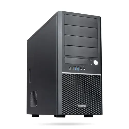 Carcasa Chieftec CLASSIC CM-25B-OP, Middle Tower, Fara sursa, ATX (Negru)