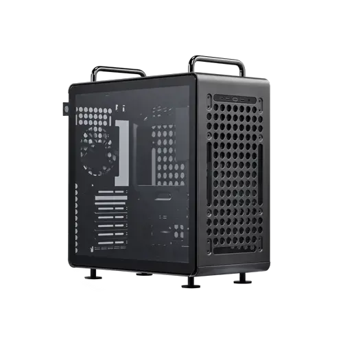 Carcasa CoolerMaster QUBE 540 Stardust Iron, Design modular, Fara sursa (Negru)