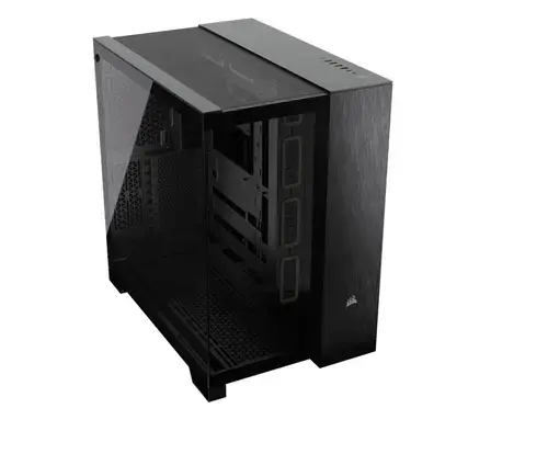 Carcasa CORSAIR 6500X DUAL CHAMBER OBSIDIAN ALUMINIUM, Mid Tower (Negru)