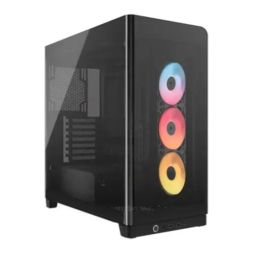 Carcasa Corsair FRAME 4500X RS-R ARGB Panoramic, Middle Tower, Tempered glass, Negru