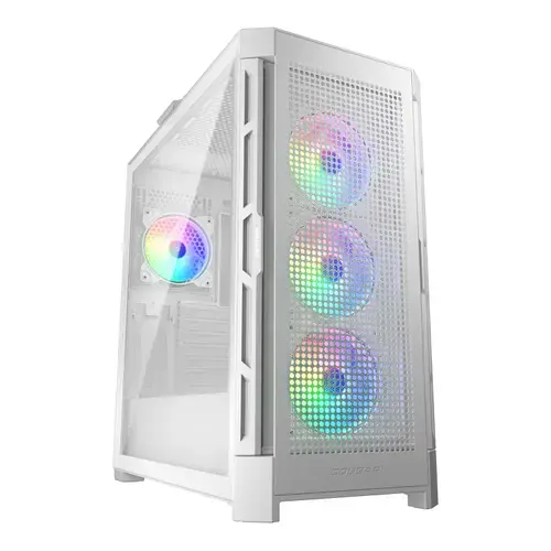 Carcasa Cougar Duoface PRO RGB, Middle Tower, Fara sursa, ATX, E-ATX (Alb)