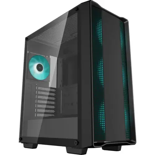 Carcasa Deepcool CC560 V2, Middle Tower, Fara sursa, ATX (Negru)